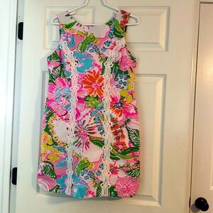 Lilly Pulitzer shift dress multicolor size 12
